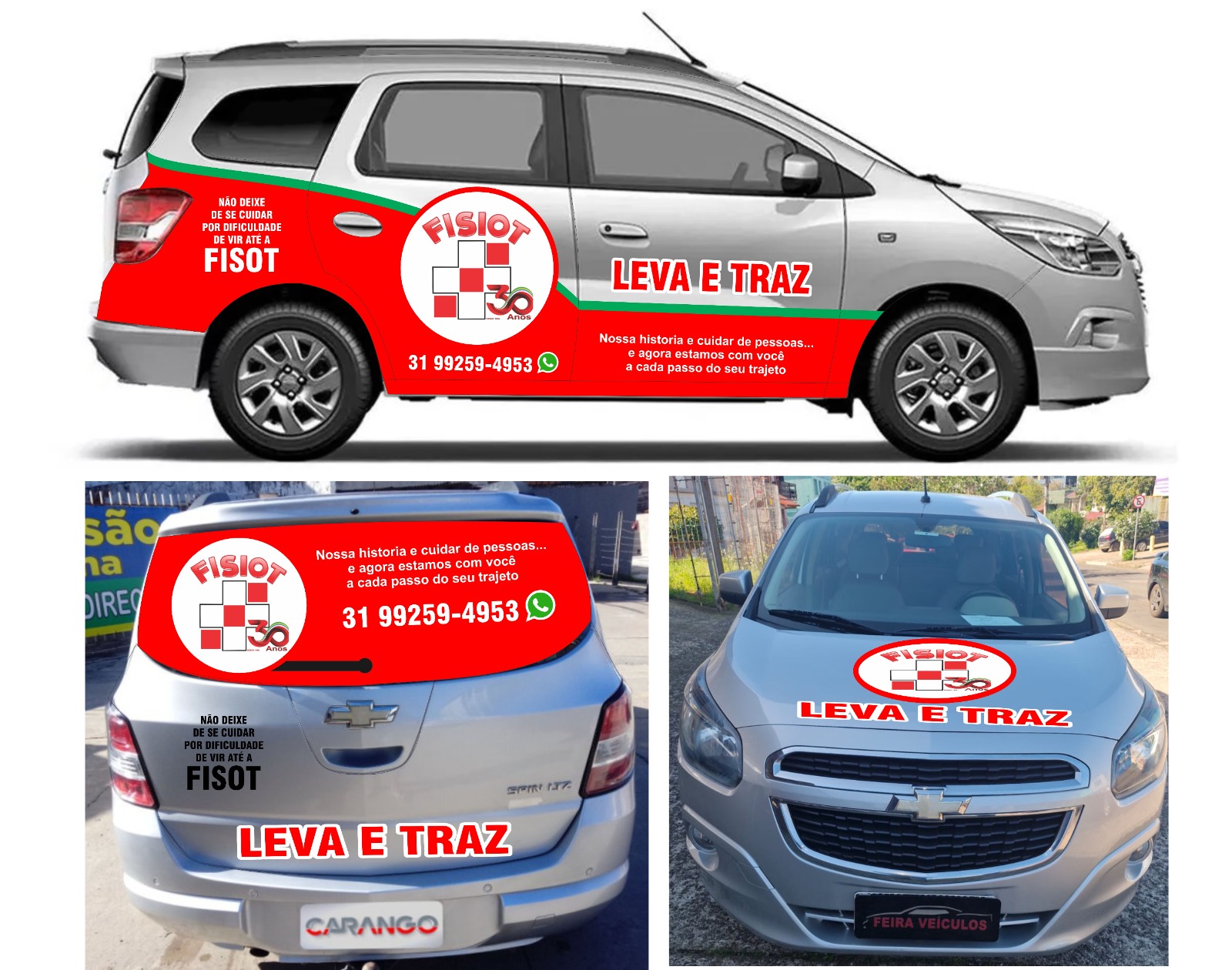 Chevrolet Spin Leva & Traz